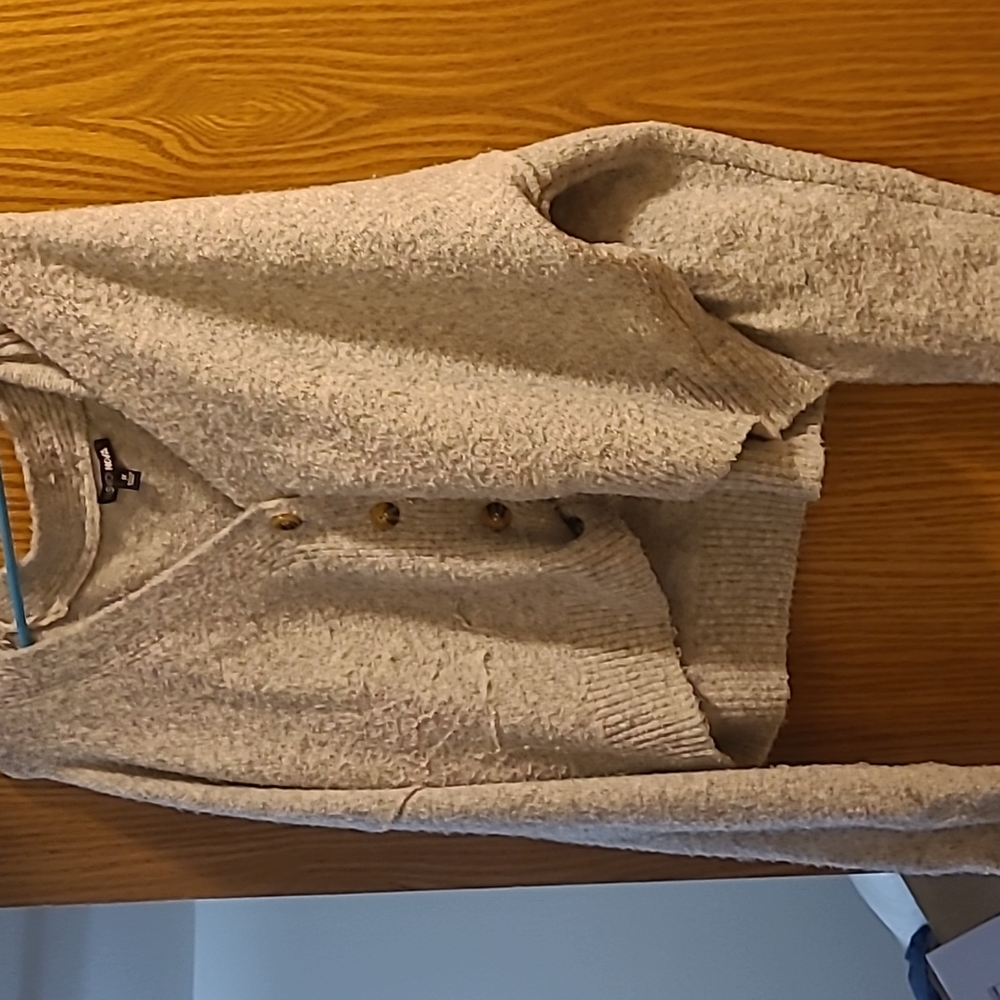 Fashion Nova Grey cropped sweater, Plus size 1X